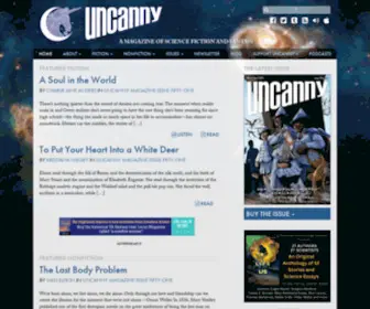 Uncannymagazine.com(Uncanny Magazine) Screenshot