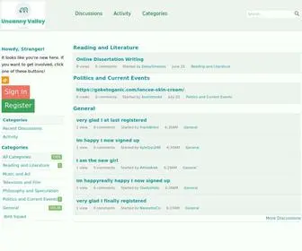Uncannyvalleyforum.com(Uncanny Valley Forum) Screenshot