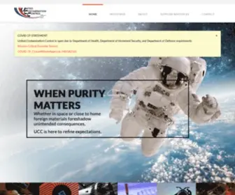 UNCC.com(United Contamination Control) Screenshot