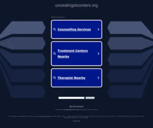 Unceatingdisorders.org(Unceatingdisorders) Screenshot