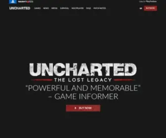 Unchartedthegame.com(PlayStation (Nederlands)) Screenshot