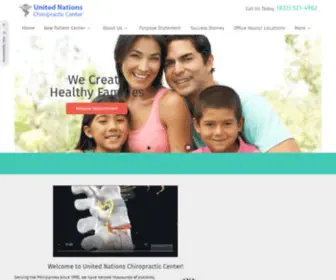 Unchiropracticmanila.com(United Nations Chiropractic Center) Screenshot