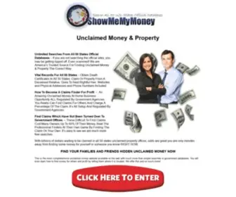 Unclaimed-Money.com(Unclaimed Money Search) Screenshot