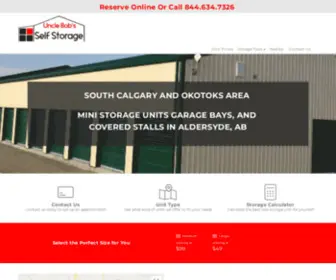 Unclebobs.ca(Uncle Bob’s Self Storage) Screenshot