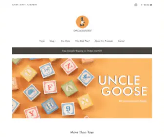 Unclegoose.com(Wooden Block Toys) Screenshot