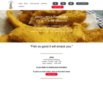 Unclelarrysrestaurant.com(Unclelarrysrestaurant) Screenshot