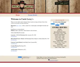 Uncleleroys.com(Ice Cream) Screenshot