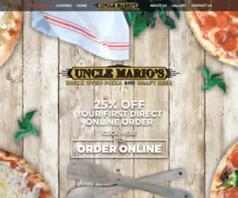 Unclemariosnyc.com(Uncle Mario's) Screenshot