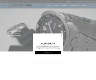 Uncleseiko.co.uk(Uncle Seiko UK) Screenshot
