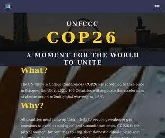 Unclimatesummit.org(The UN Climate Change Conference) Screenshot