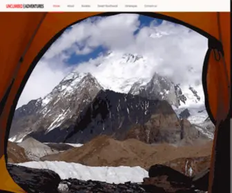 Unclimbed.com(Adventure Tours in the Himalayas) Screenshot