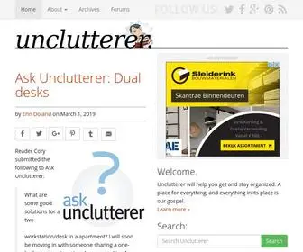 Unclutterer.com(Unclutter) Screenshot