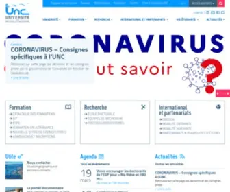 UNC.nc(Accueil) Screenshot