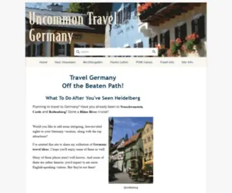Uncommon-Travel-Germany.com(Travel Germany) Screenshot
