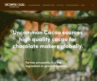 Uncommoncacao.com(Uncommon Cacao) Screenshot