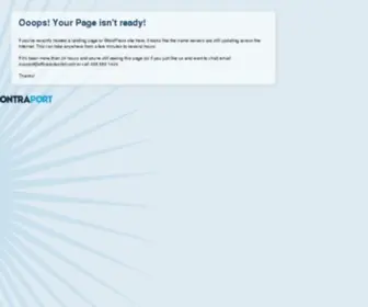 Uncommonmail.com(Your Page Isn’t Ready) Screenshot