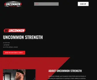 Uncommonstrength.net(Uncommon Strength) Screenshot