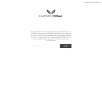 Unconditional.uk.com(UNCONDITIONAL) Screenshot