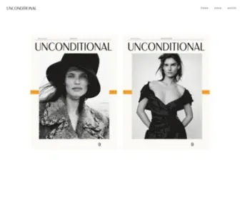 Unconditionalmagazine.com(Unconditional) Screenshot