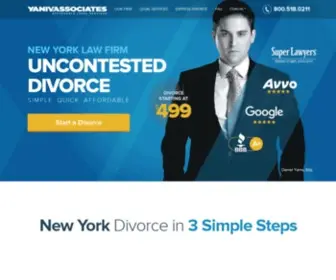 Uncontesteddivorceny.com(Uncontested Divorce NY) Screenshot