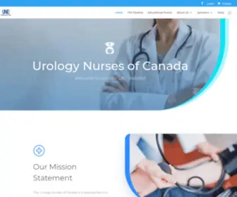 UNC.org(Urology Nurses of Canada) Screenshot