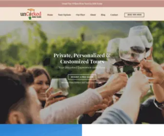 Uncorkedwinetours.net(Wine Tours Paso Robles) Screenshot