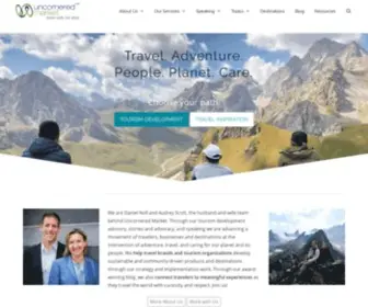 Uncorneredmarket.com(Sustainable tourism & adventure travel) Screenshot