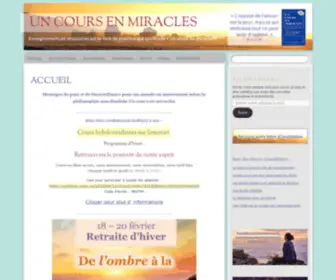 Uncoursenmiraclesenfrance.com(ANNONCES) Screenshot