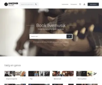 Uncovermusic.dk(UNCOVERmusic) Screenshot