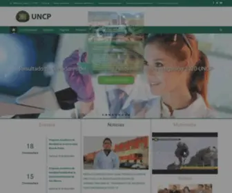 UNCP.edu.pe(Carreras profesionales bolsa laboral uncp investigaciones. admisiónuncp logistica) Screenshot
