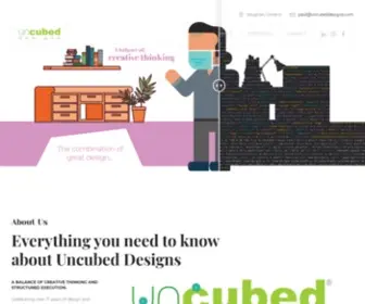 Uncubeddesigns.com(Creative Thinking & Structured Execution) Screenshot