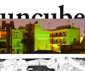Uncubemagazine.com(Uncube magazine) Screenshot