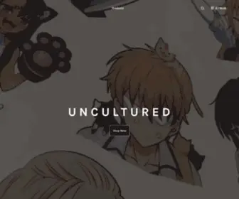 Unculturedus.com(Uncultured) Screenshot