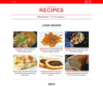 Uncutrecipes.com(Uncut Recipes) Screenshot