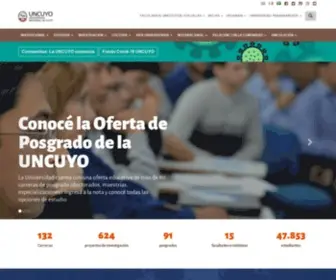 Uncuyo.edu.ar(Universidad Nacional de Cuyo) Screenshot