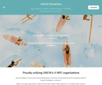 Uncwpanhellenic.com(UNCW Panhellenic) Screenshot