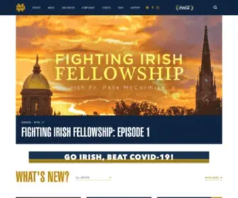 UND.com(Notre Dame Athletics) Screenshot