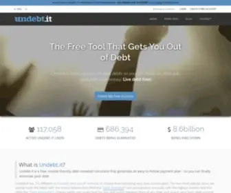 Undebt.it(Free Online Debt Snowball/Avalanche Calculator) Screenshot