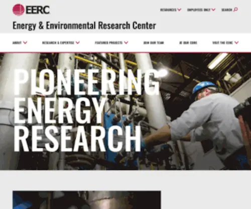 Undeerc.org(Energy & Environmental Research Center) Screenshot