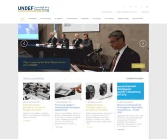 Undef.edu.ar(La Universidad de la Defensa Nacional (UNDEF)) Screenshot