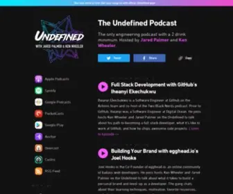 Undefined.fm(The Undefined Podcast) Screenshot