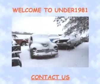 Under1981.com(UNDER1981\USED ORIGINAL CAR & TRUCK PARTS\TENNESSEE\TN) Screenshot