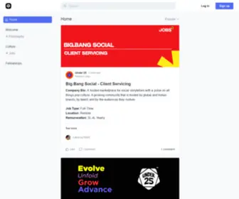 Under25Universe.com(Under 25) Screenshot