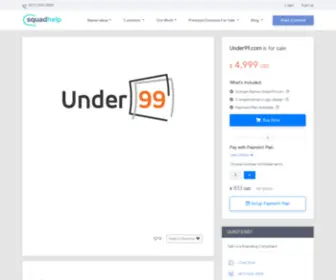 Under99.com(Under 99) Screenshot