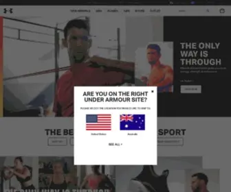 Underarmour.com.au(Under Armour Australia) Screenshot