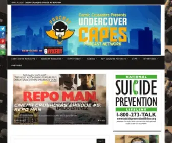 Undercovercapes.com(Undercover Capes Podcast Network) Screenshot