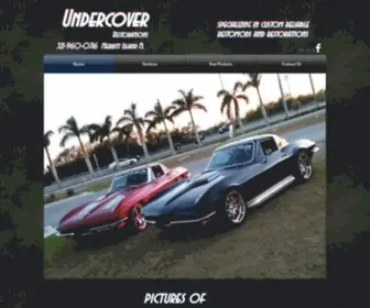 Undercoverrestorations.com(Undercover Restorations Restomods and Pro) Screenshot