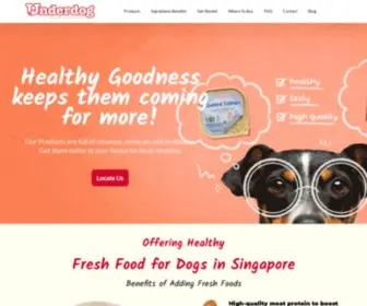 Underdog.sg(Underdog Pet Foods) Screenshot