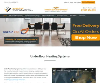 Underfloorheatingsystems.co.uk(Underfloor heating) Screenshot