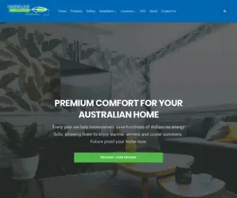 Underfloorinsulationaustralia.com.au(World's best underfloor insulation) Screenshot